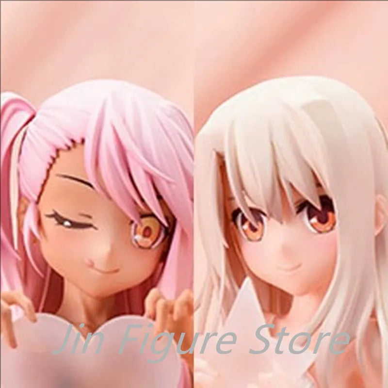 21 cm Sexy Anime Fate Kaleid Liner Prisma Illya Illyasviel und Chloe Von Einzbern Puella Magic Madoka Sakura PVC-Actionfigur