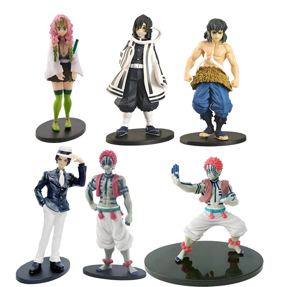 Hot Anime Demon Slayer Kimetsu no Yaiba Figure Kamado Tanjirou Action Figure Agatsuma Zenitsu Nezuko Warrior PVC Model Toys