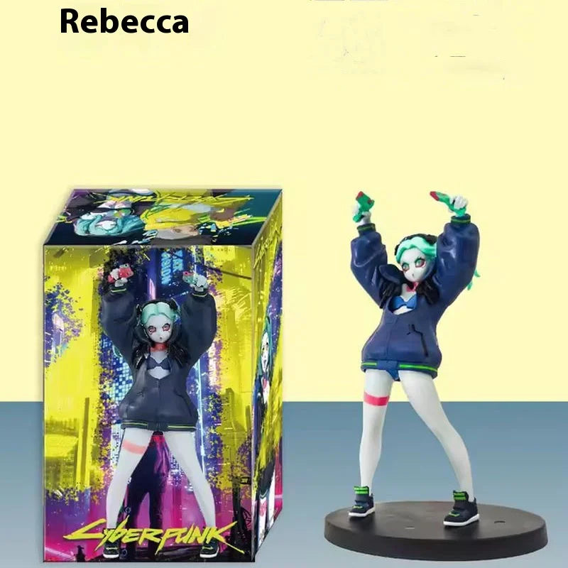 Cyberpunk Edgerunners Rebecca Standing Model High Detail Clear Toy Gift Cool Action Figure Collectible Toys & Hobbies