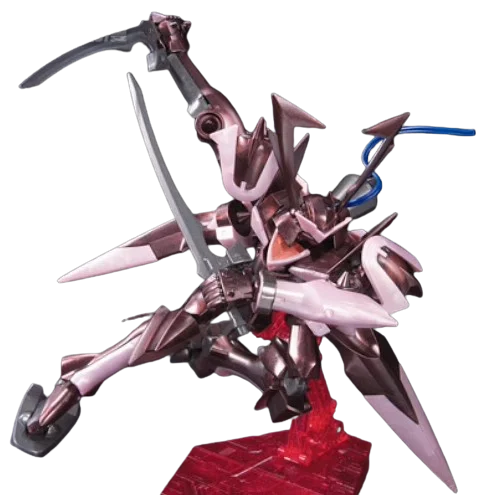 Original Bandai Gundam 00 (Double O) 1/144 HG Susanowo Trans-Am Mode Gloss Injection Version Anime Action Figure Assembly Model
