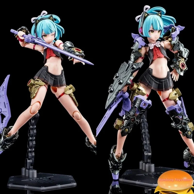 In Stock Original 1/1 Kotobukiya KP779 KP780 Megami Device Buster Doll Gunner Midnight Fang Collection Action Figure Toys Gifts