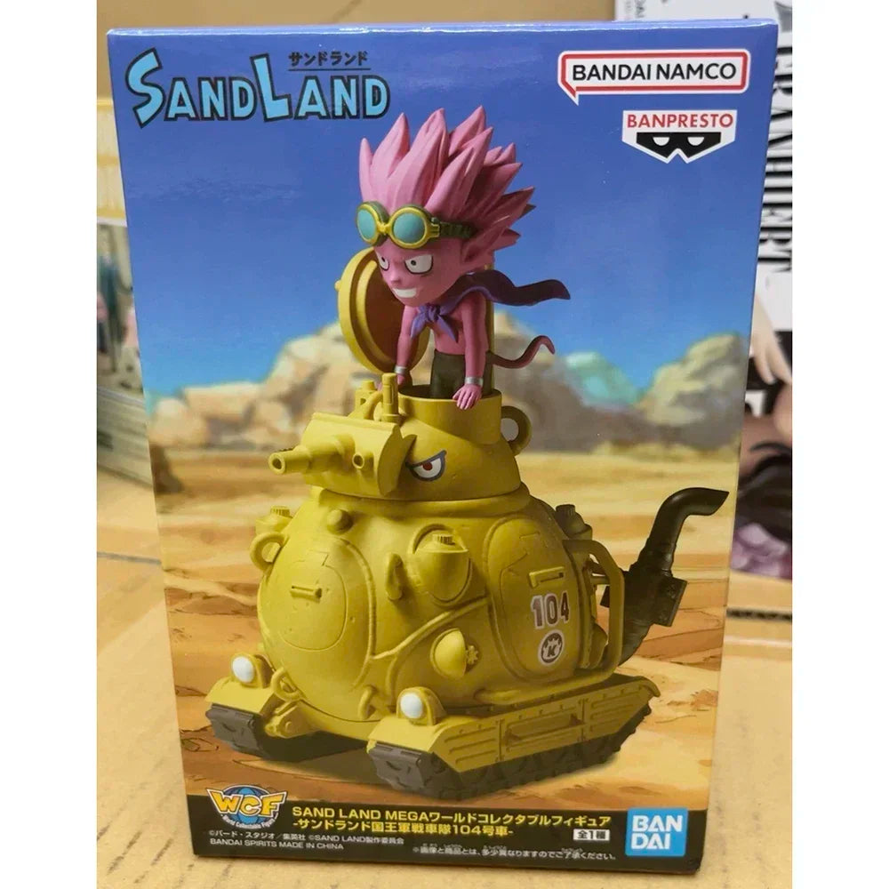 Original Bandai WCF World Collectable Figure Mega Sand Land Beelzebub Anime Figure Model Collectible Toys Ornaments Figure 13cm