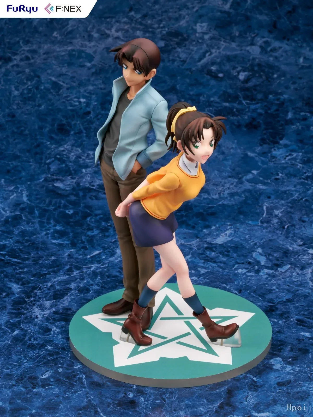 【Original】F:NEX DETECTIVE CONAN Hattori Heiji&Kirsten Thomas 1/7 Scale Figure Model Toy