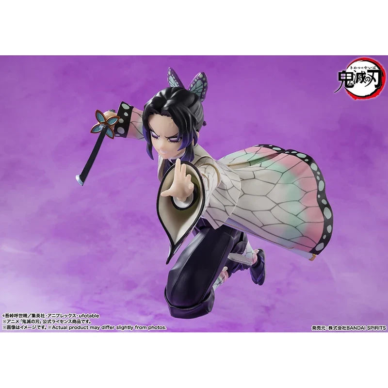 In Stock 100% Original Bandai S.H.Figuarts Demon Slayer Kimetsu no Yaiba Shf Shinobu Kocho Anime Action Collection Figures Gifts