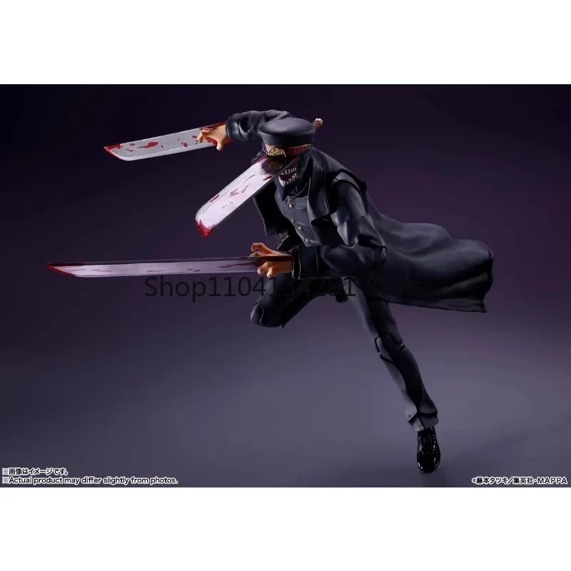 Bandai Original S.H.Figuarts Chainsaw Man Anime Figure Samurai Sword Action Figure Toys for Boys Girls Children Birthday Gifts
