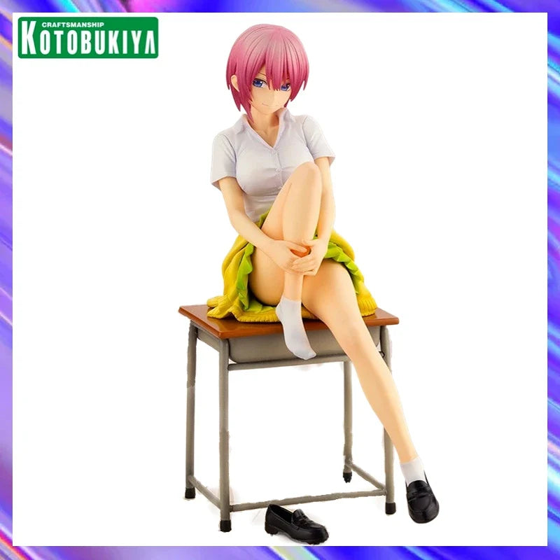 Original in Stock KOTOBUKIYA The Quintessential Quintuplets Nakano Ichika 1/8 Figures Model Toys Gifts Collection Ornaments