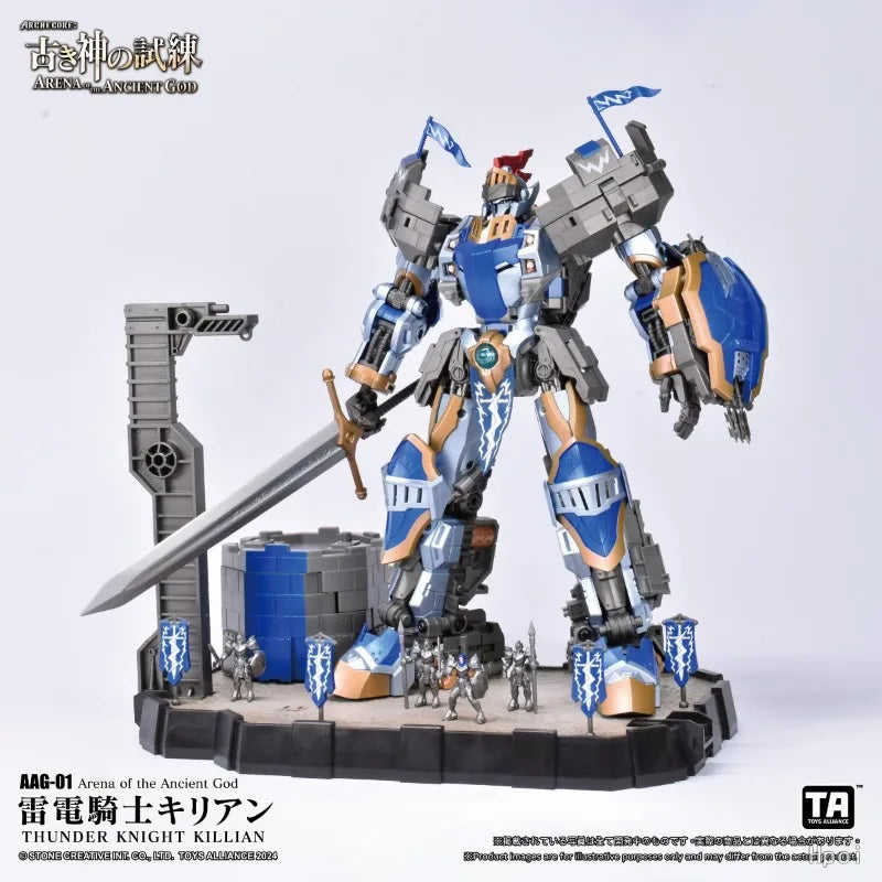 TOYS ALLIANCE Original AAG-01 Ancient God Trial Thunder Knight Qilion Mobile Mech Anime Mobile Doll Model Toy Mobile Joint Model