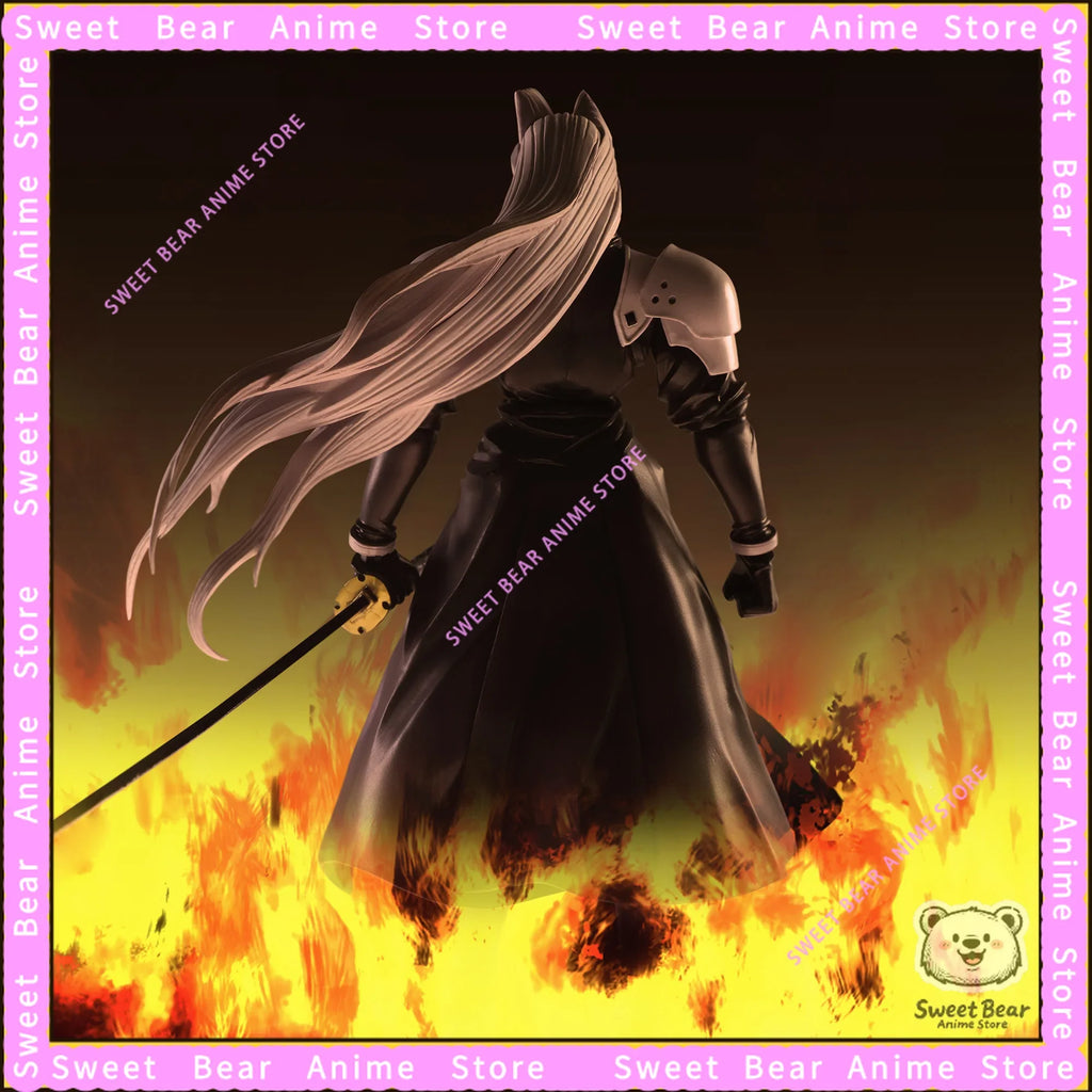 In Stock Square Enix Final Fantasy VII BRING ARTS Sephiroth Action Figure Anime Model Trendy Toys Desktop Doll Collectibles