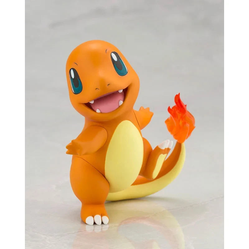 Original Kotobukiya 1/8 ARTFX J Pokemon Series Red with Charmander In Stock Anime Action Collection Figures Model Toys