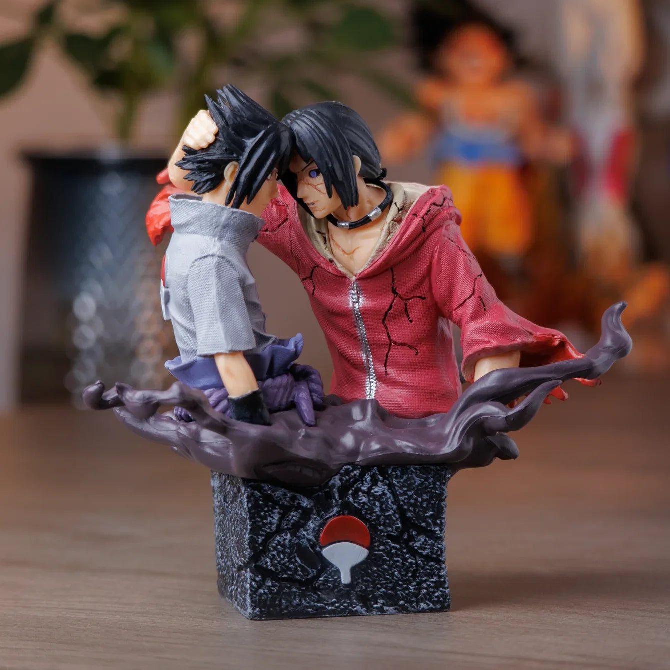 Naruto, Sasuke and Itachi, Brothers reconcile, Model Sculpture, Anime Peripherals, Figures, Home Decorations, Small Gifts, Chris