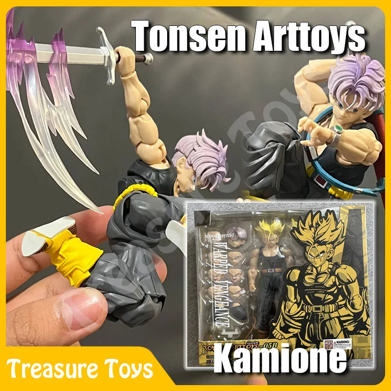 Tonsenarttoys Tonsen Arttoys Kamione Dragon Ball Z Super Saiyan SSJ SSJ2 Trunks 05a 05b Anime Action Figures Models Toys Gifts