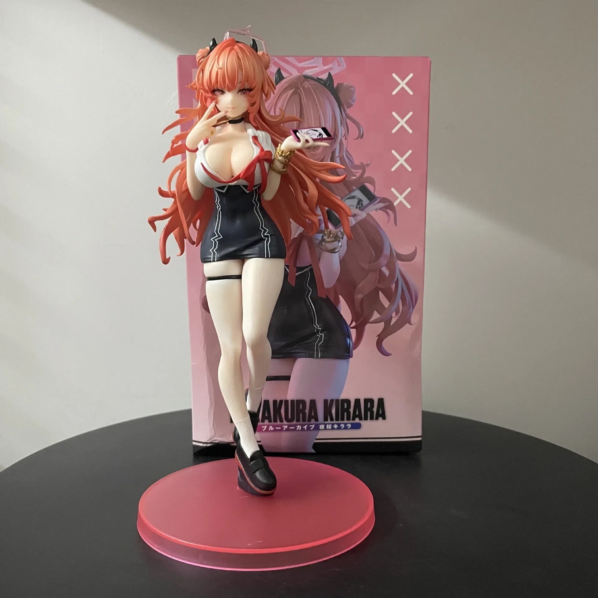 Blue Archive Yozakura Kirara Anime Night Blooming Cherry Girl 23cm Standing Pose Anime PVC Figure Statue Desktop Decoration Gift