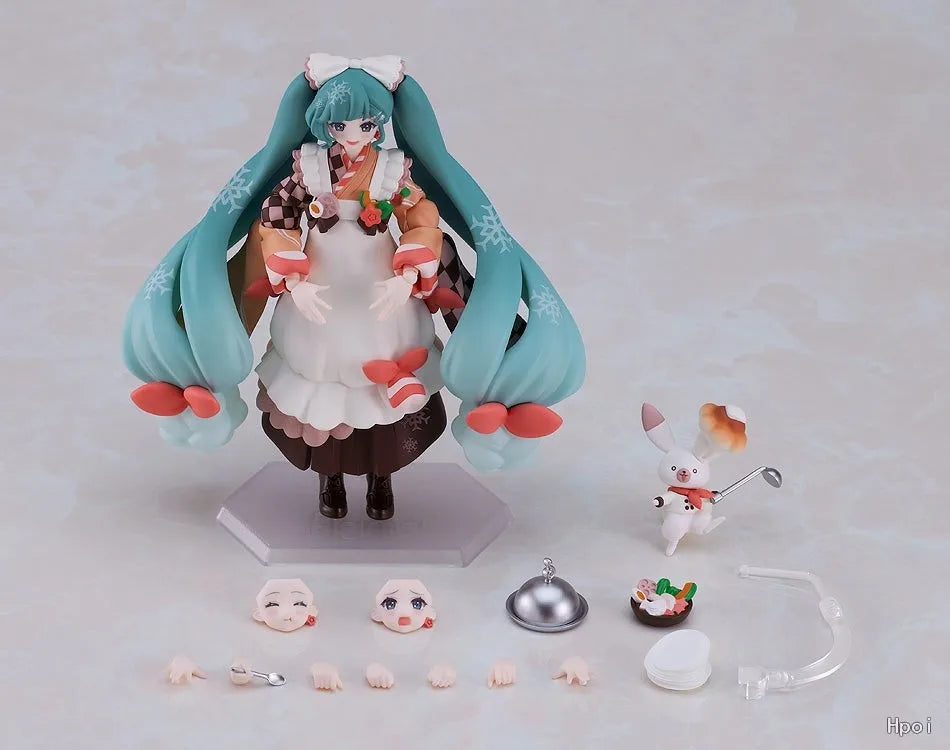 【MT】Original Max Factory GSC Figma EX-068 Piapro Characters Hatsune Miku Winter Delicacies Action Figures Toy Collection