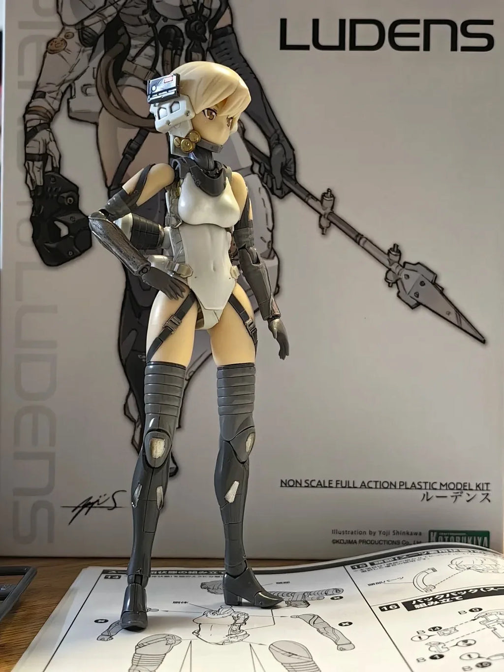 Kotobukiya Death Stranding ludens Black Ver.and LUDEnS KP550 KP436 Plastic Model Action Figure Assembly Model