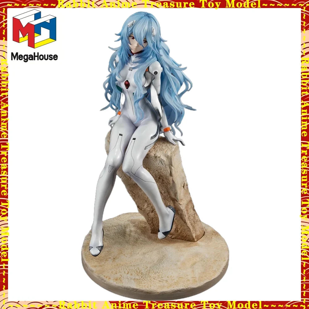 In Stock Original Genuine MegaHouse Scale Figure Shin Evangelion: The Final Rei Ayanami Non PVC ABS Collectible