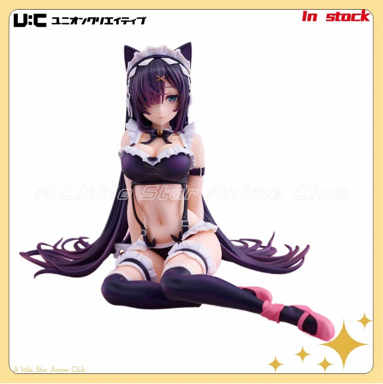 Auf Lager Original UnionCreative Mika Pikazo Katzenmädchen Anime Figur Sammelmodell Spielzeug Geschenk