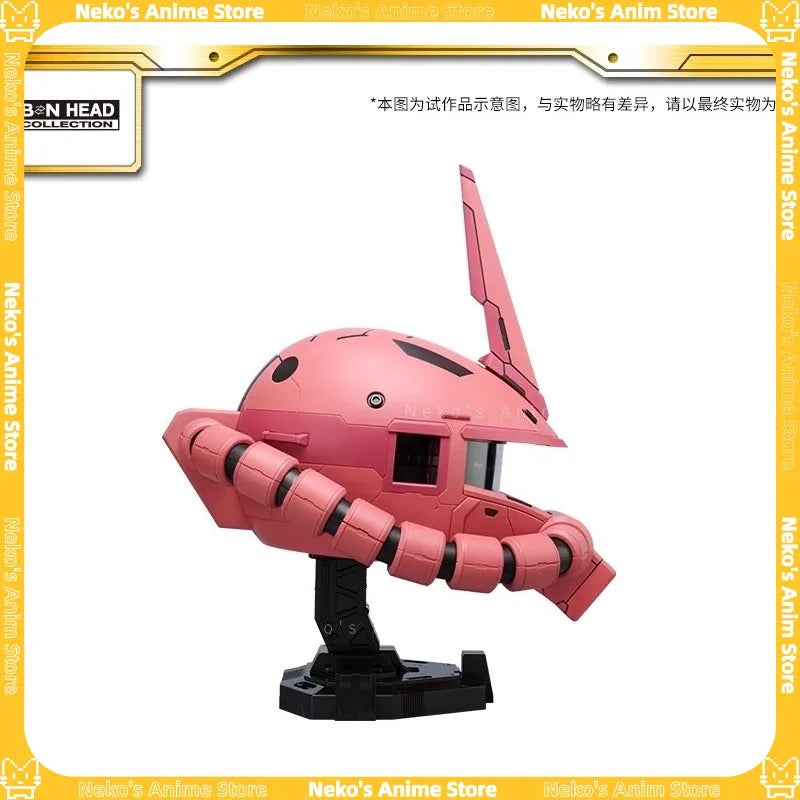 【In Stock】BANDAI Tides BN HEAD Collection VOL.3 Char's Zaku II Anime Model Trendy Toys Desktop Doll Collectibles gift