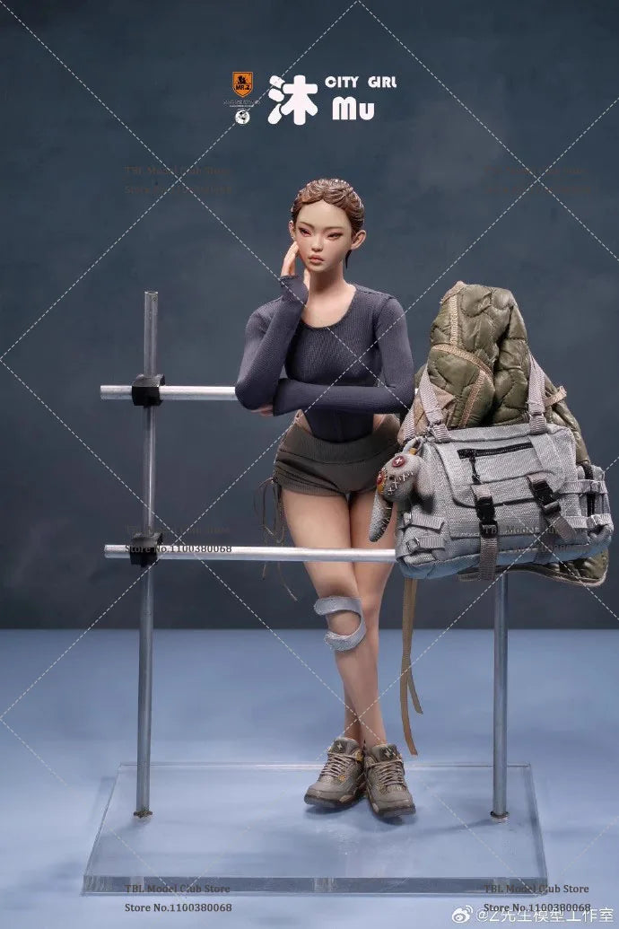 Limitierte Auflage 1/6 Scale City Girl Mu 12 Zoll Komplettset Bewegliche Actionfigur CG001A MR.Z Wunderschönes Mädchen Modellspielzeug für Sammler
