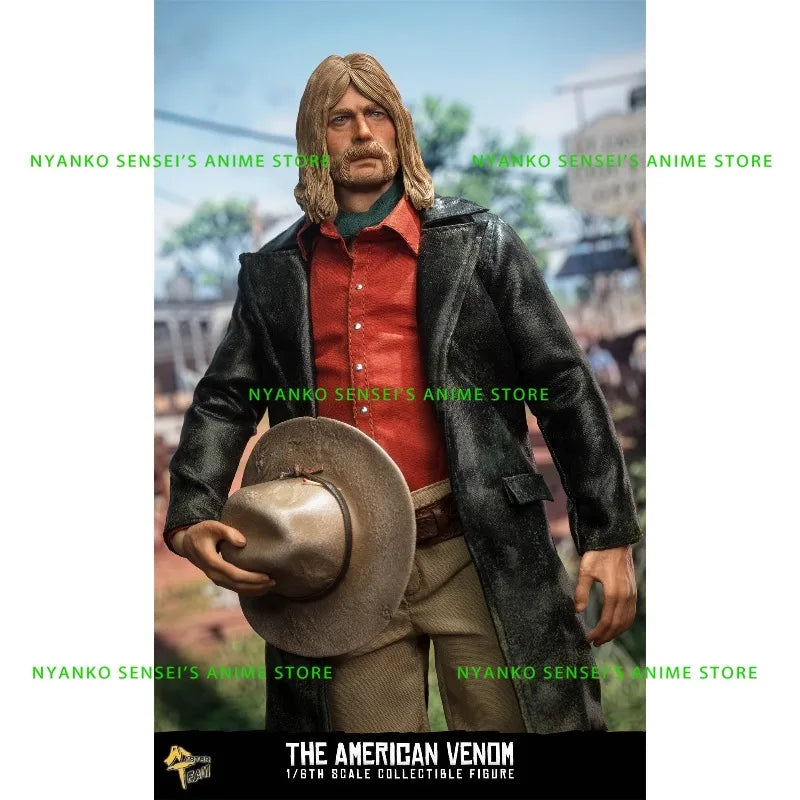 In Stock MTTOYS S014 Red Dead Redemption Micah Bell 1/6 Scale Action Figure Anime Models Toy Doll Gift Hobby Collectible