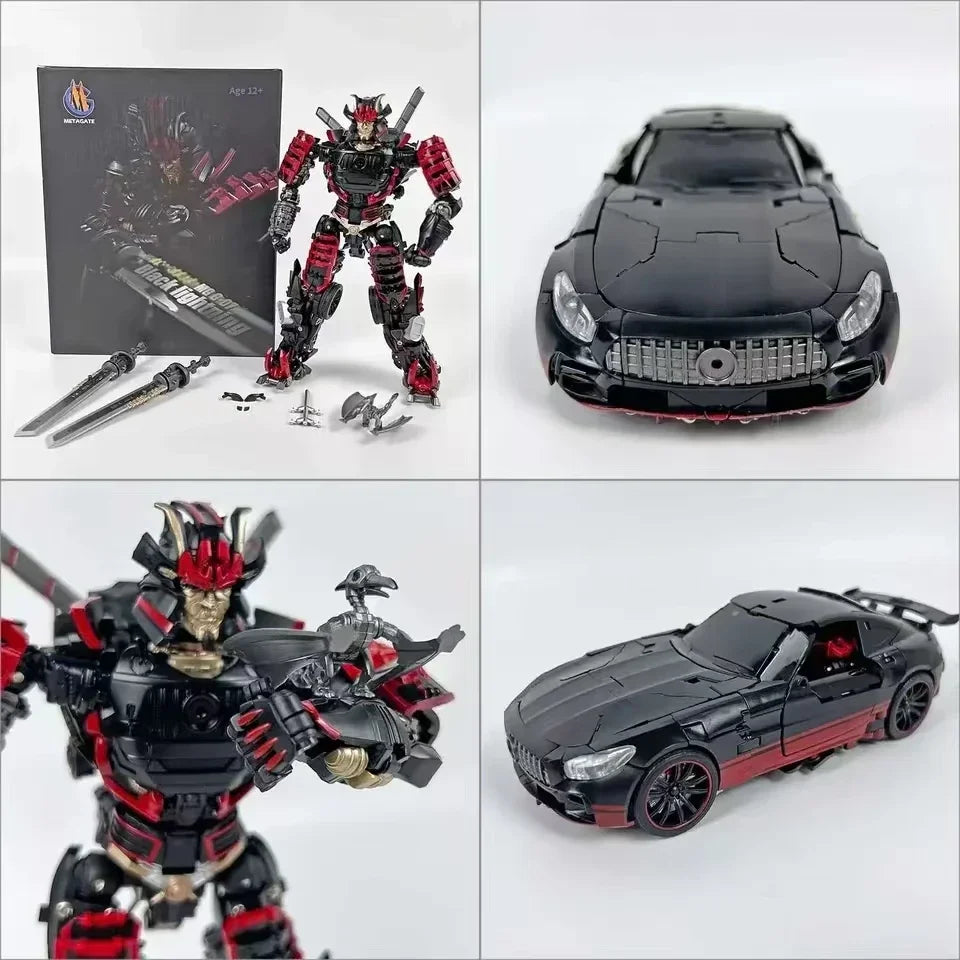 MetaGate Transformation MG G07 G-07 Haiku Drift Black Lightning Three Warriors Car Plane MetaGateG07 Action Figure Robot