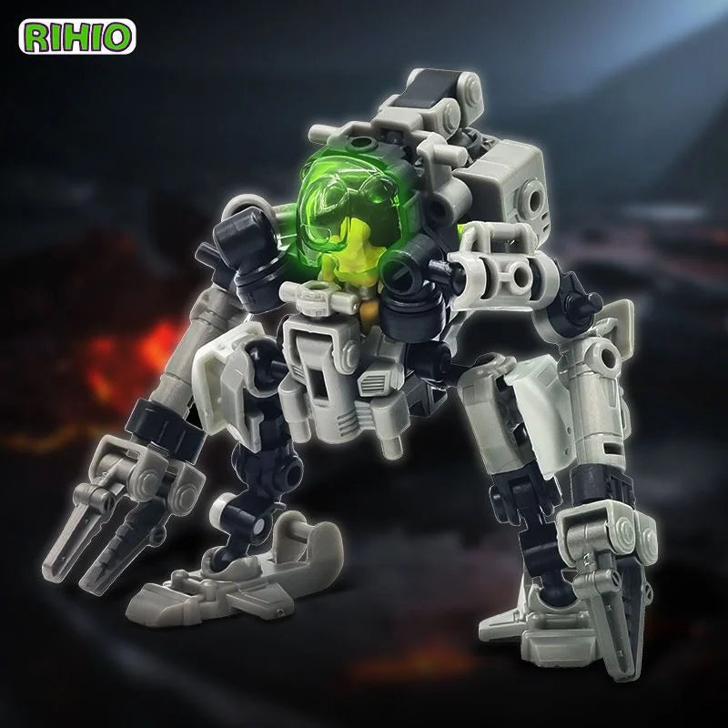 RIHIO Multiabyss Transformation V-LINK Robot MM-009 ERGATES 1:60 Assembled Mecha Pilot Anime Movie Action Figure Boys Toy Gifts