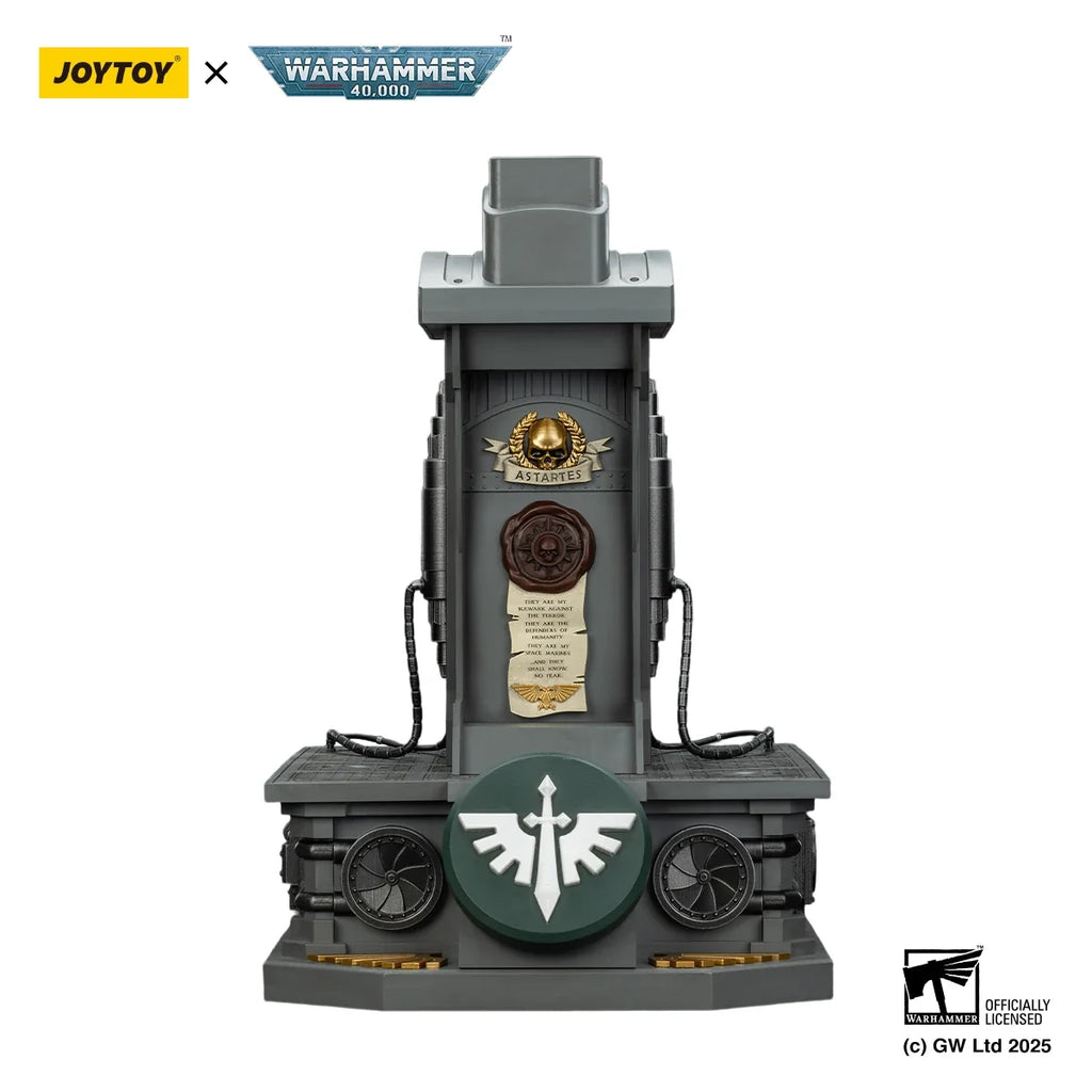 JOYTOY Warhammer 1/1 Action Figures Dark Angels MkX Helmet & Display Stand