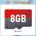 8G Game TF Card For N64/NEOGEO/SNES Retrobat Memory Card With 3000+ Games For ROG Ally/GPD Win 4 Handheld Console/Steam Deck/PC