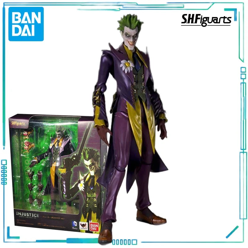 BANDAI Genuine S. H. Figuarts Series Movable Toys Injustice Alliance Ver Superman, Harry Quinn, Joker, Batman Finished Toys Gift