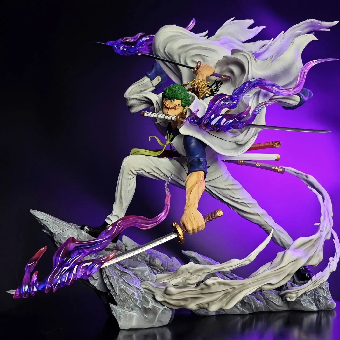22cm/8.6in One Piece Aimee Figure Roronoa Zoro Figure GK Pvc Statue Collection Model Toys Prize Figure Ornament Doll Gifts