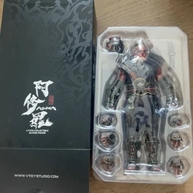 Vtoys Asura Actionfigur VSd006 Stoffgewand Original Sammlung Soldat PVC Modell Bambushut Komplettes Set Spielzeug Limitierte Version Geschenk