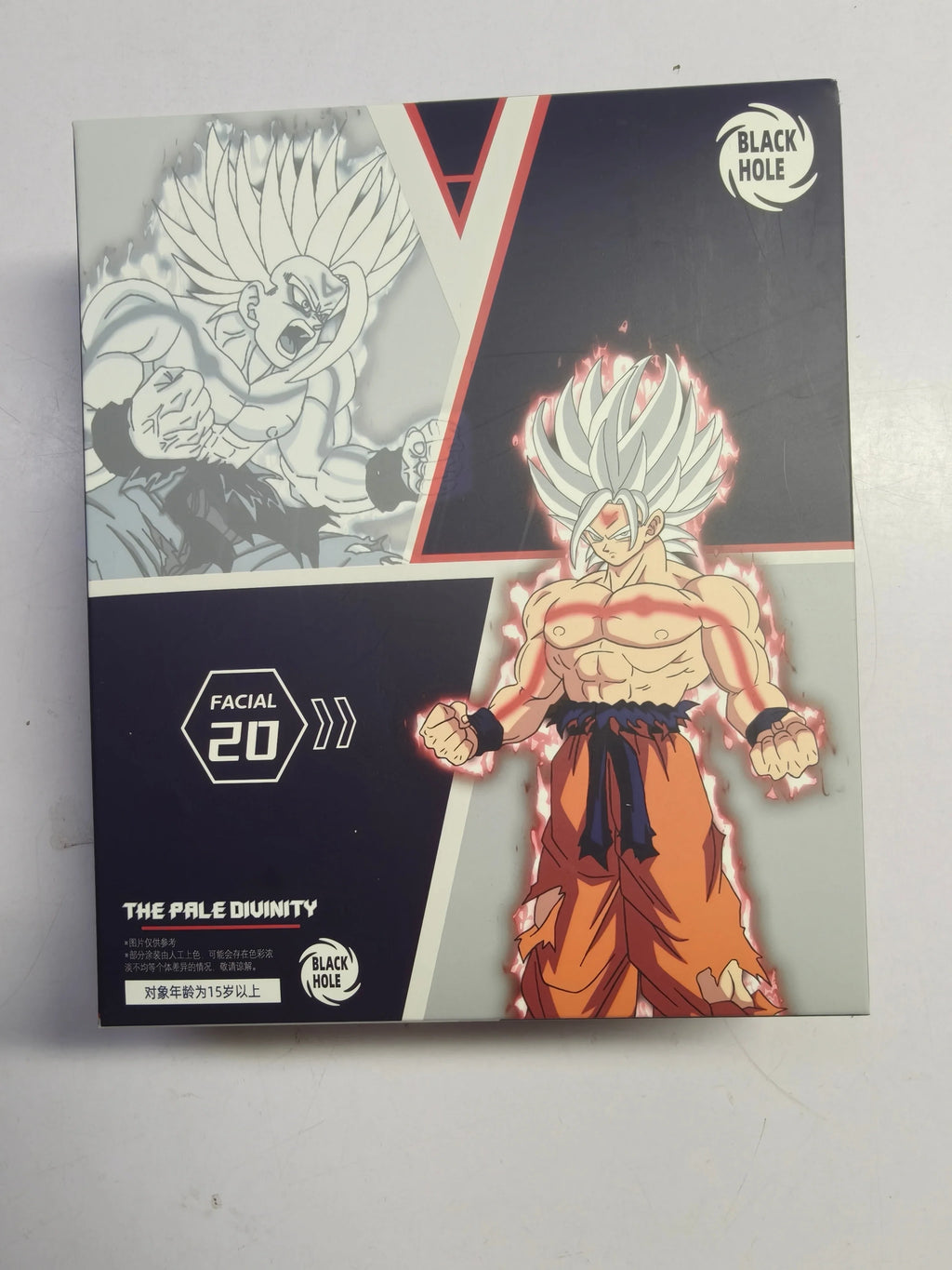 Black Hole Toys Studio Dragon Ball Son Goku Action Figure White God Pvc Upper Body Plainface Carving SHF Accessory Kit Toy Gift