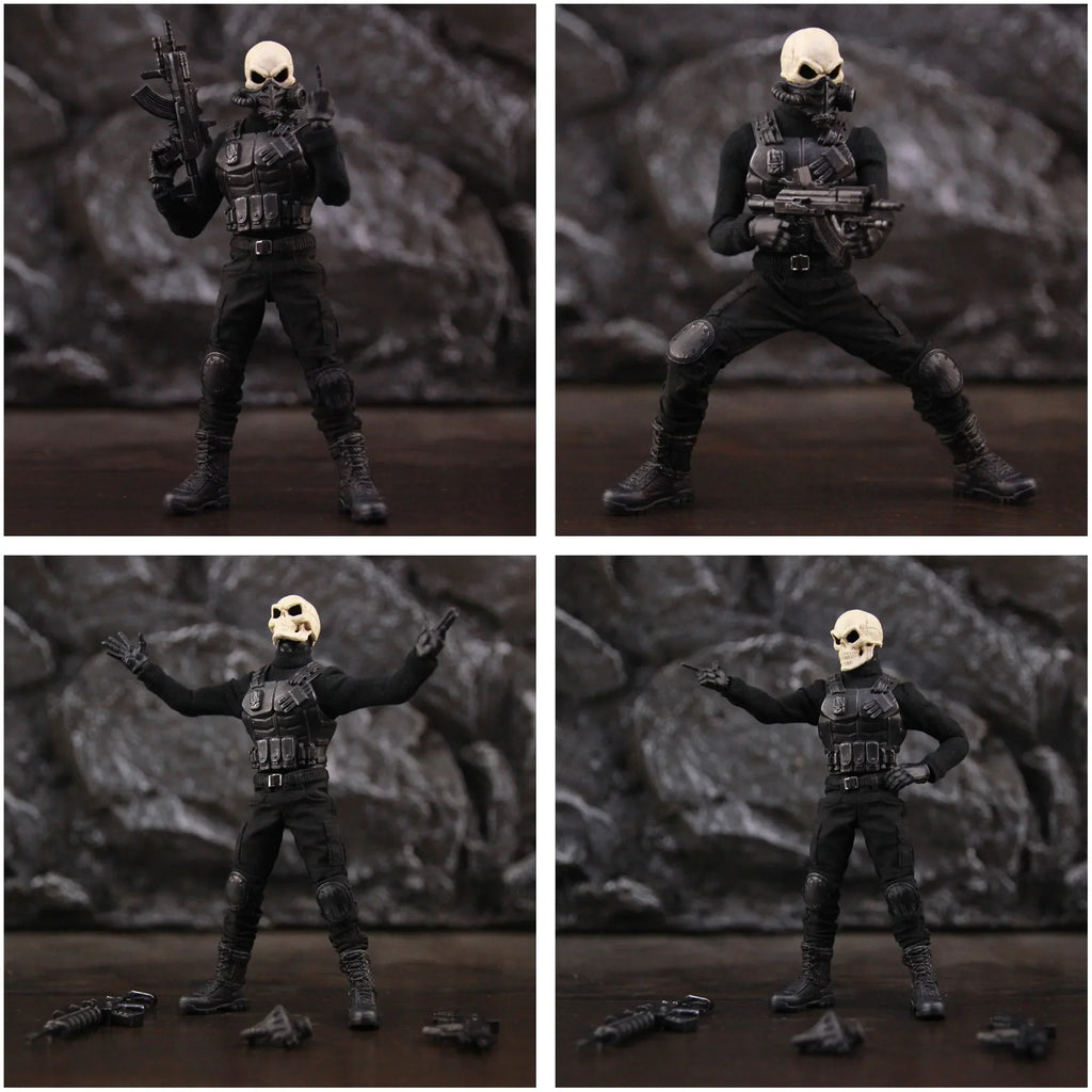 Male Soldier Special Forces Series Task Forces Soldier Skull Sergeant Master 6" Action Figure ONE:12 1:12 1/12 Toys Doll Model