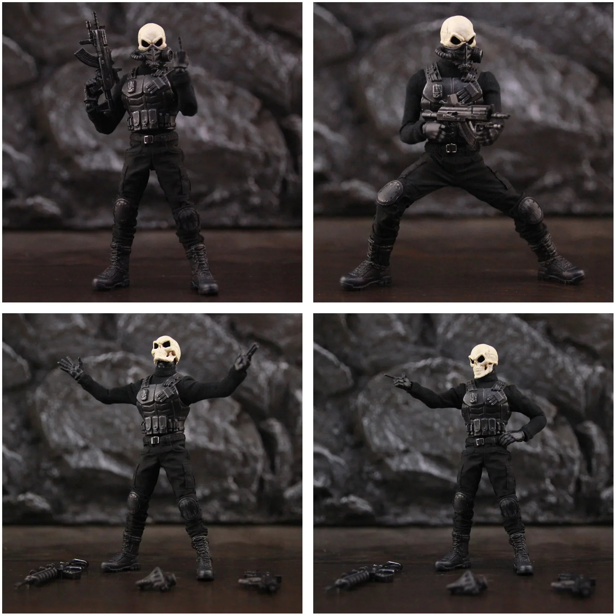 Male Soldier Special Forces Series Task Forces Soldier Skull Sergeant Master 6" Action Figure ONE:12 1:12 1/12 Toys Doll Model