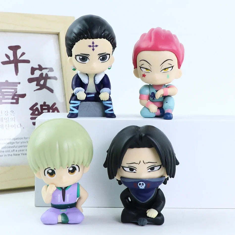 Anime figure Chrollo Lucilfer Gon Freecss Figure Killua Zoldyck Kurapika Figure Hisoka Figure Feitan Mini Model Dolls Toy Gifts