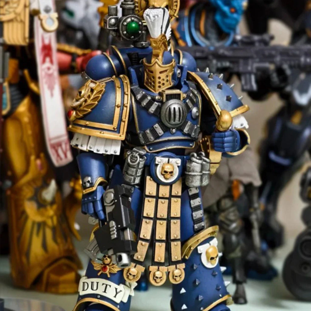 JOYTOY Warhammer 30K Action Figure 1/18 Ultramarines Remus Ventanus Anime Figurine With Articulated Joints Model Collection Toys