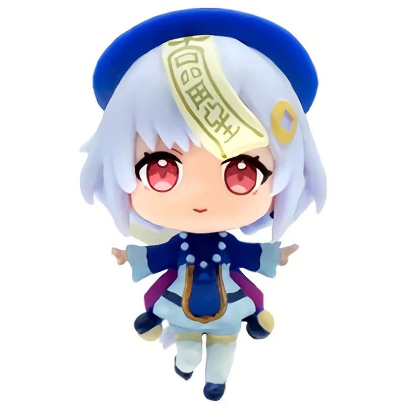 6Pcs/Set 8CM Anime Figure Q Version Game Genshin Impact Ke Qing Gan Yu You La Xiao Model Dolls Toy Gift Collect Ornaments PVC
