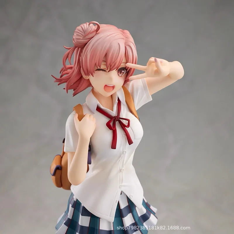 Peripheral Derivatives Yuigahama Yui Beautiful Young Girl Gw Hand-Made Animation Model Desk Cute Ornaments Tide Play Good Things