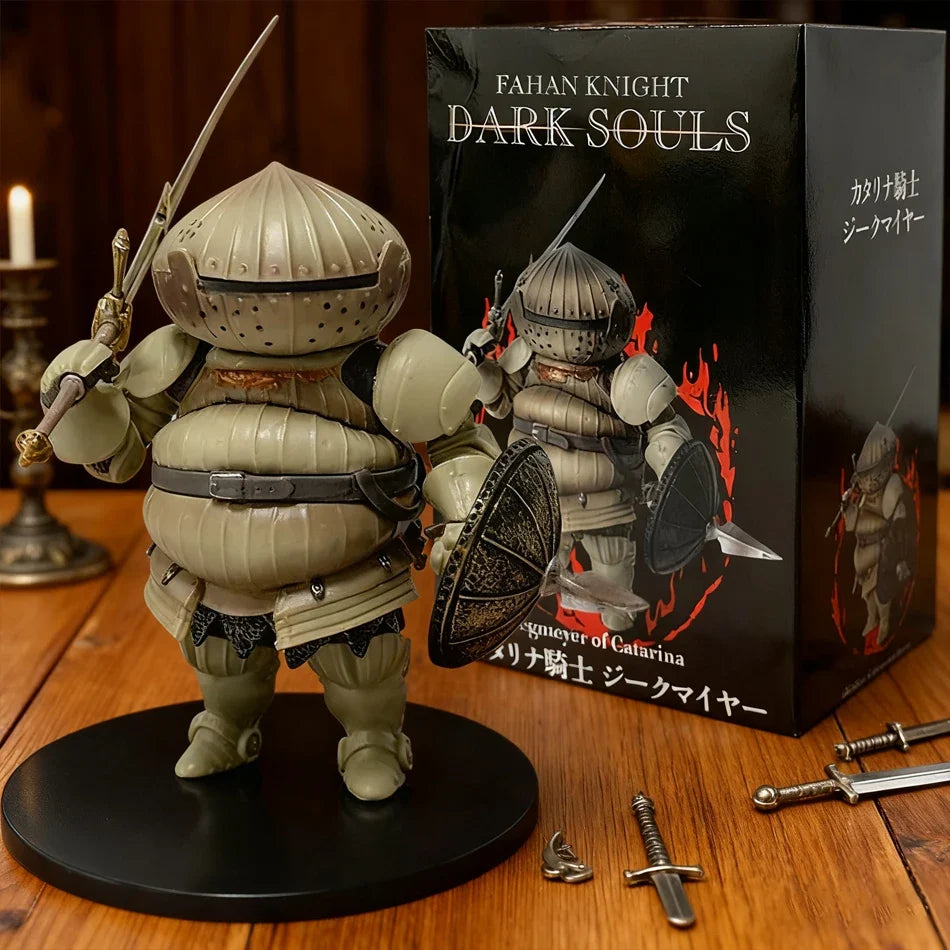 In stock Anime action figure Dark Souls version Q, Solaire Artorias Ornstein Fire Keeper, Anime doll, toy model for child gifts