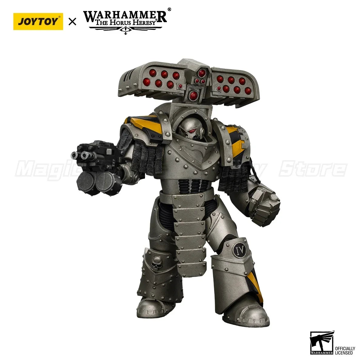 【MT】JOYTOY 1/18 Action Figure Warhammer 40K Lron Warriors Tyrant Siege Master Terminator with Rocket Launcher Model Toys