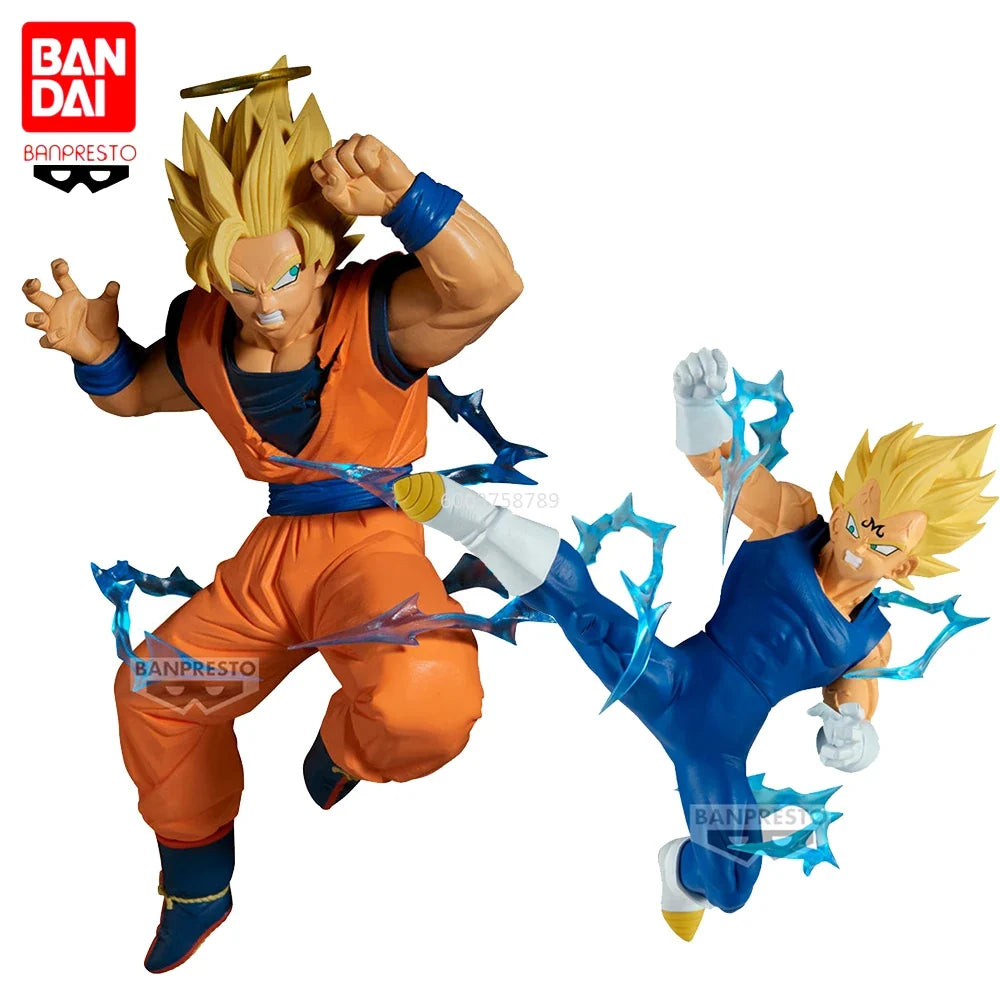 Bandai Original BANPRESTO Dragon Ball Z MATCH MAKERS Super Saiyan Vegeta‌ Son Goku PVC Action Figures Collectible Model Toys