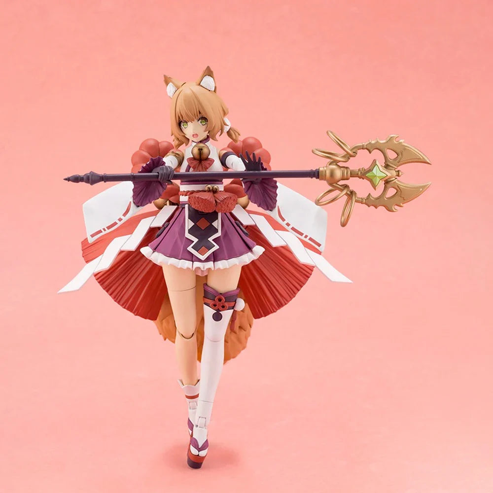 In Stock Original Kotobukiya Model Kits Arcanadea Yukumo Mobile Suit Girl Action Figure Little Fox