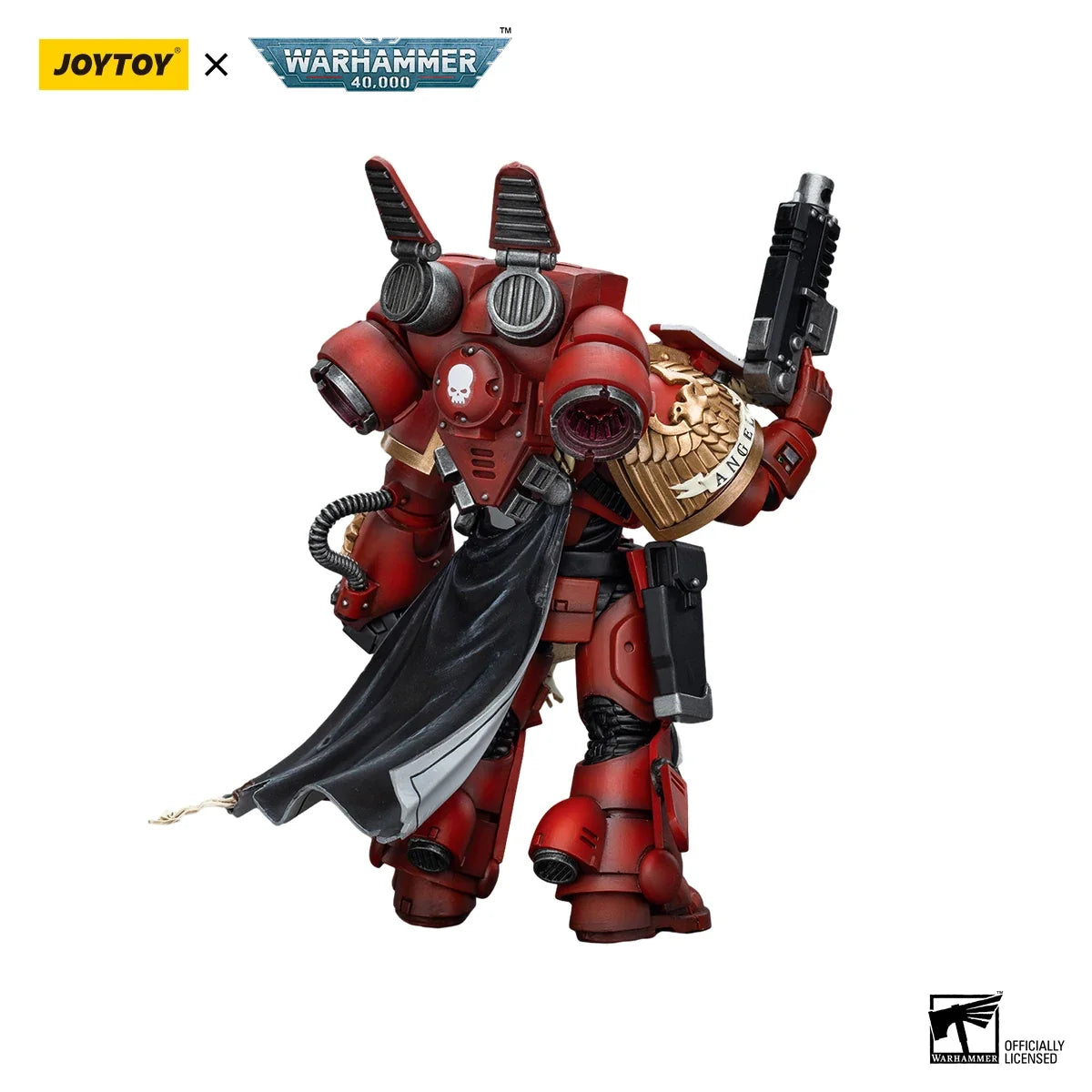 JOYTOY Warhammer 40,000 1/18 Action Figures Blood Angels  Captain With Jump Pack Anime Military Model