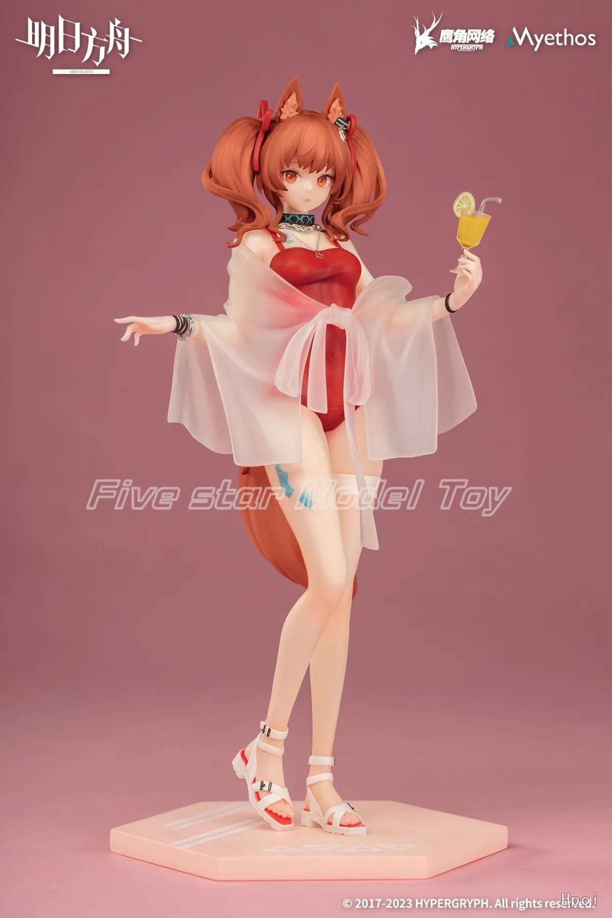 【FS】Original Myethos Gift+ Series Arknights Angelina Summer VER. 1/8 Figures Anime Models Toys