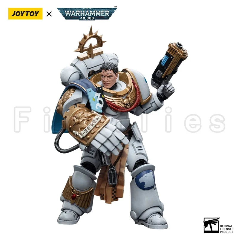 1/18 JOYTOY Action Figure 40K Space Marines White Consuls Intercessors Anime Collection Model Toy