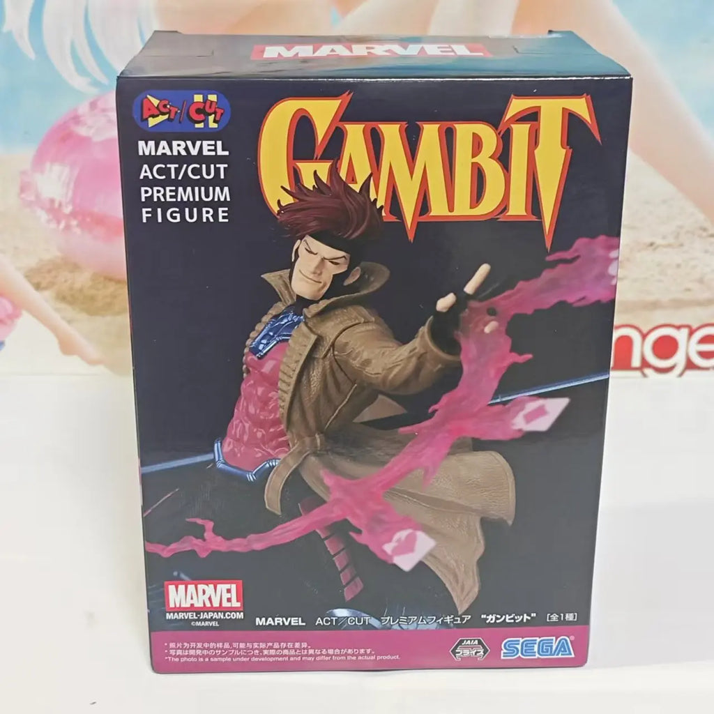 Original SEGA ACT CUT X-Men Gambit Remy Etienne LeBeau Collection Doll Series Anime Figure Action Figurine Model Figuarts Toys