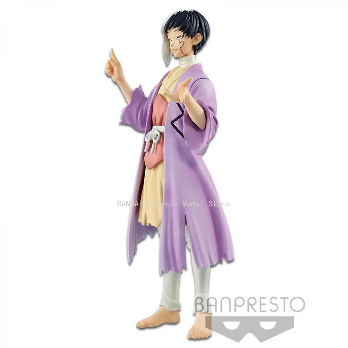 Special In Stock Original Bandai Banpresto Dr.stone Ishigami Senku Asagiri Gen Kohaku Figure Anime Genuine Boxed Model