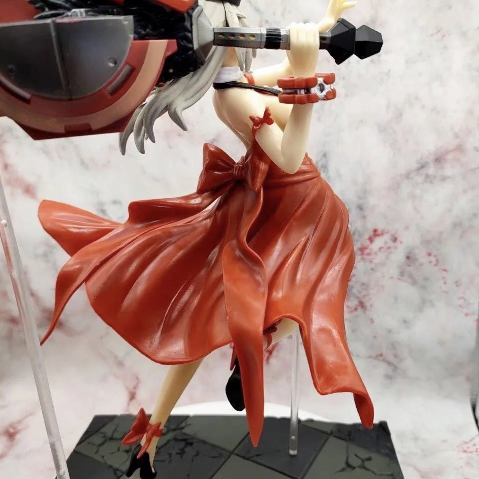 26CM God Eater 2 Rage Burst Alisa Battle Beautiful Girl Anime Handmade Action Figures Desktop Case Decoration Ornament Gift