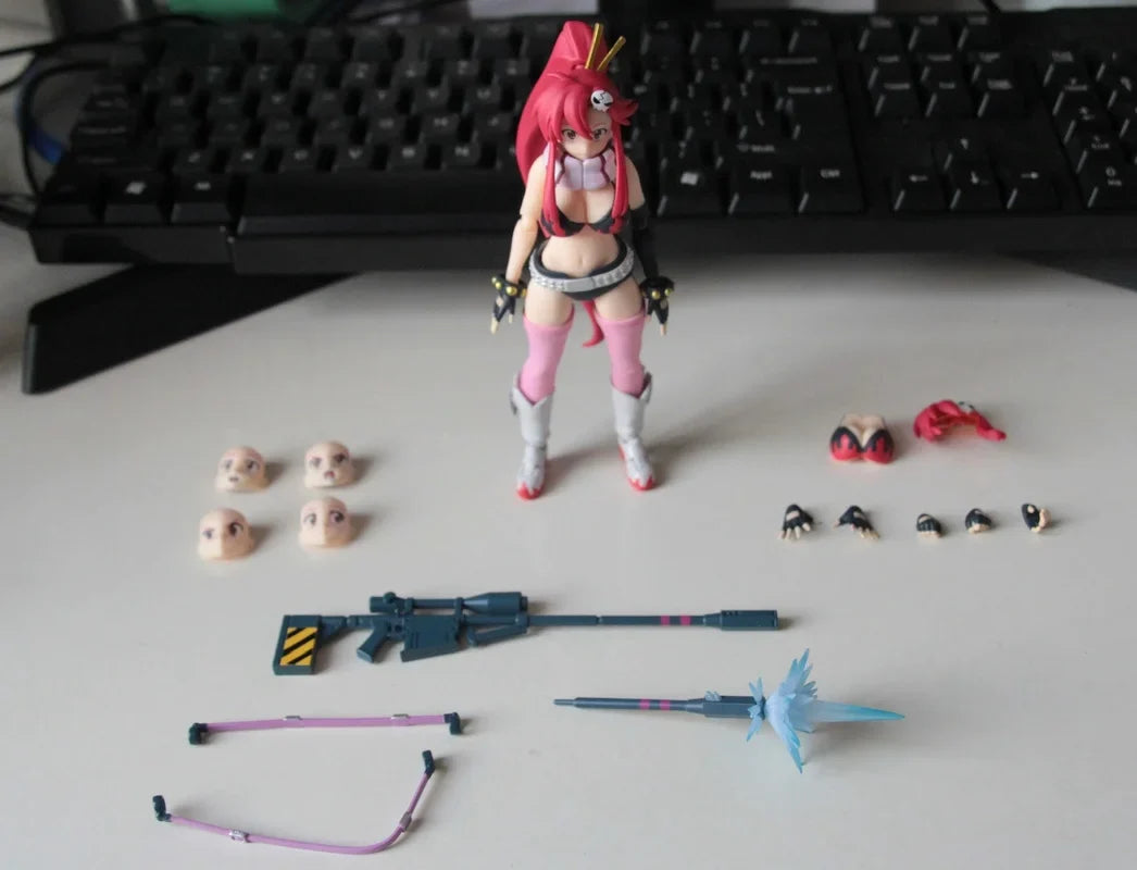 In Stock Genuine No Box Aniplex+ Buzzmod Tengen Toppa Gurren-Lagann Yoko Littner 15cm Action Model Yoko Figurine Toy