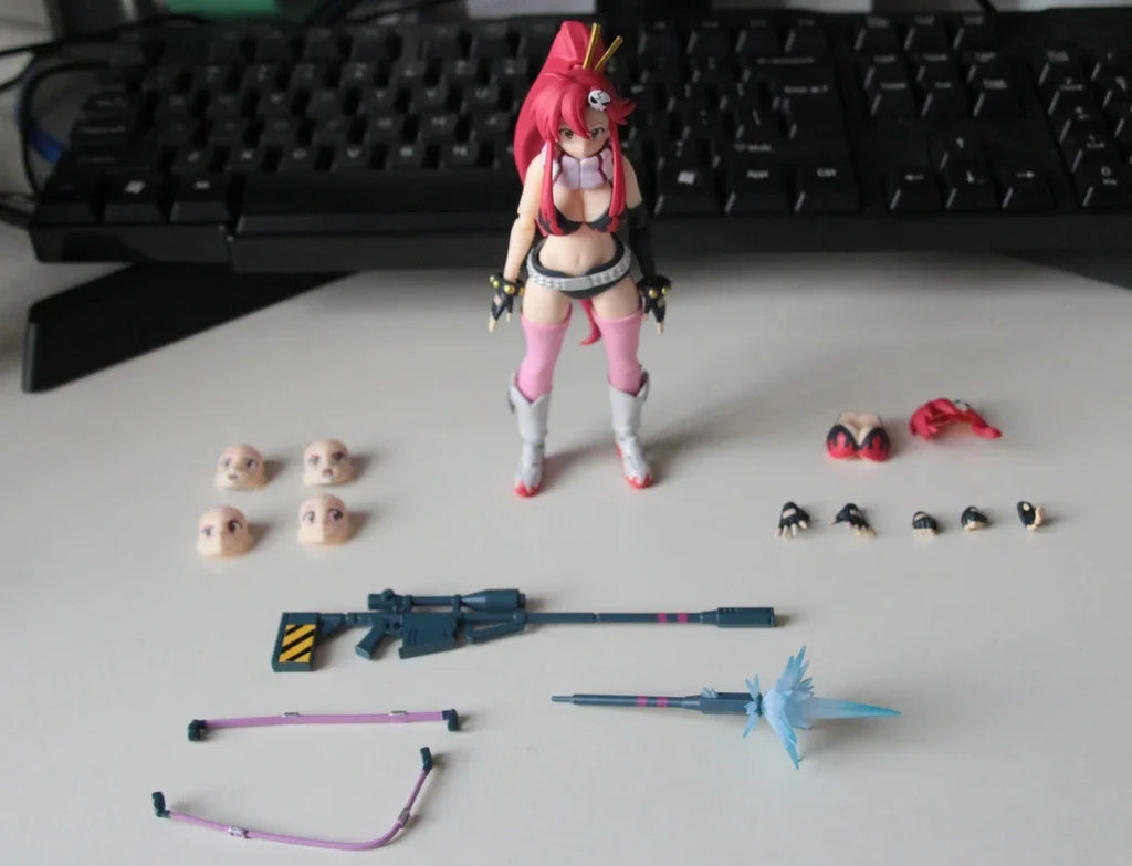 In Stock Genuine No Box Aniplex+ Buzzmod Tengen Toppa Gurren-Lagann Yoko Littner 15cm Action Model Yoko Figurine Toy