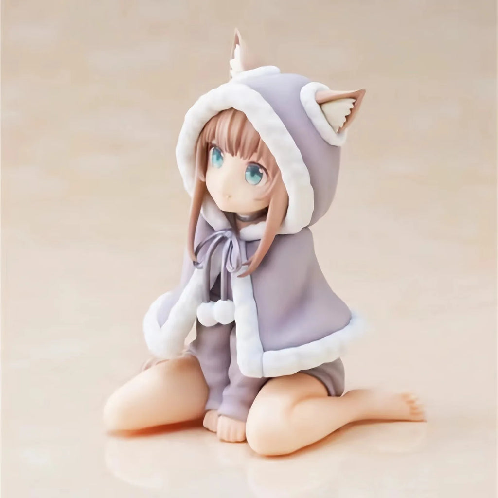 Kinako Various Nekomusume Shimahara Product Cartoon Girl Figure Model Statue Collection Desktop Decoration Ornament Toys Gifts